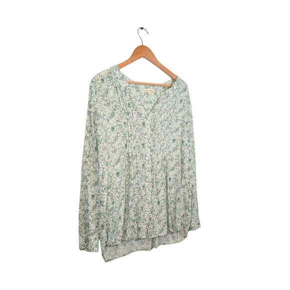 Jane & Delancey Women’s Blouse XL Floral Long Sleeve Top - Picture 3 of 9